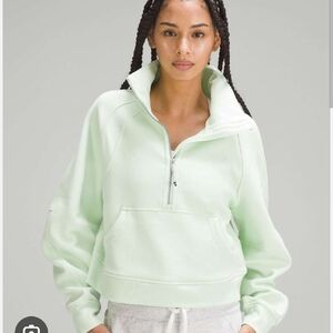 Lululemon Funnel Neck Scuba Kohlrabi